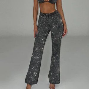 Glacia Pant Grey Sparkle